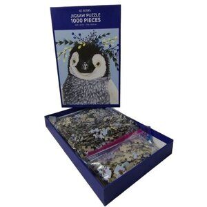 Petey Penguin #PZS08 1000 Piece Jigsaw Puzzle 100% Complete OCS Designs 2022